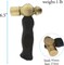 The Beadsmith Brass Ergo Hammer - Metal Elements - 5-inch ergonomic handle - 1LB weighted head with a 27mm Face - Ideal for metal stamping, jewelry making, wood & leather smithing DIY projects
